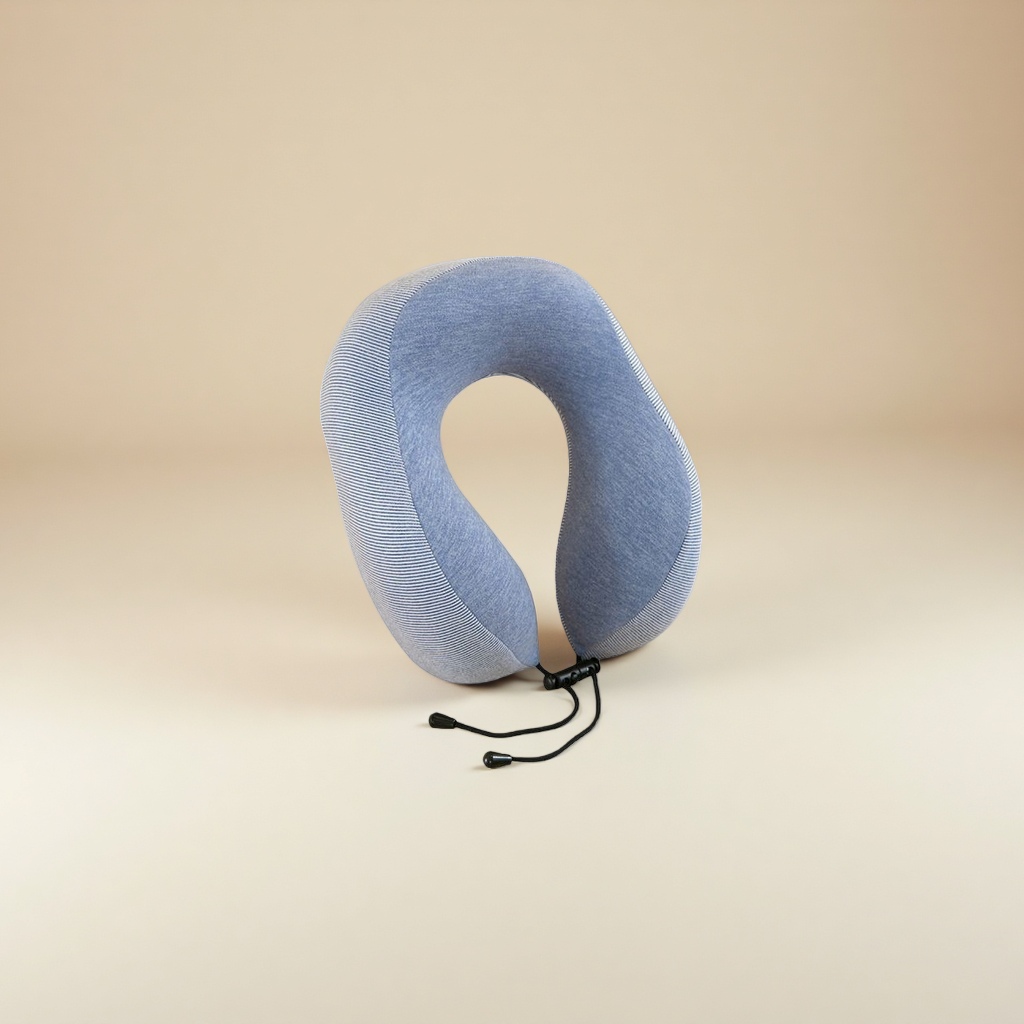 The U-shaped pillow provides comfortable, soft and breathable support for the cervical vertebrae of students during office naps Item Picture