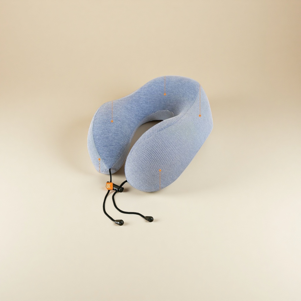 The U-shaped pillow provides comfortable, soft and breathable support for the cervical vertebrae of students during office naps Specification image