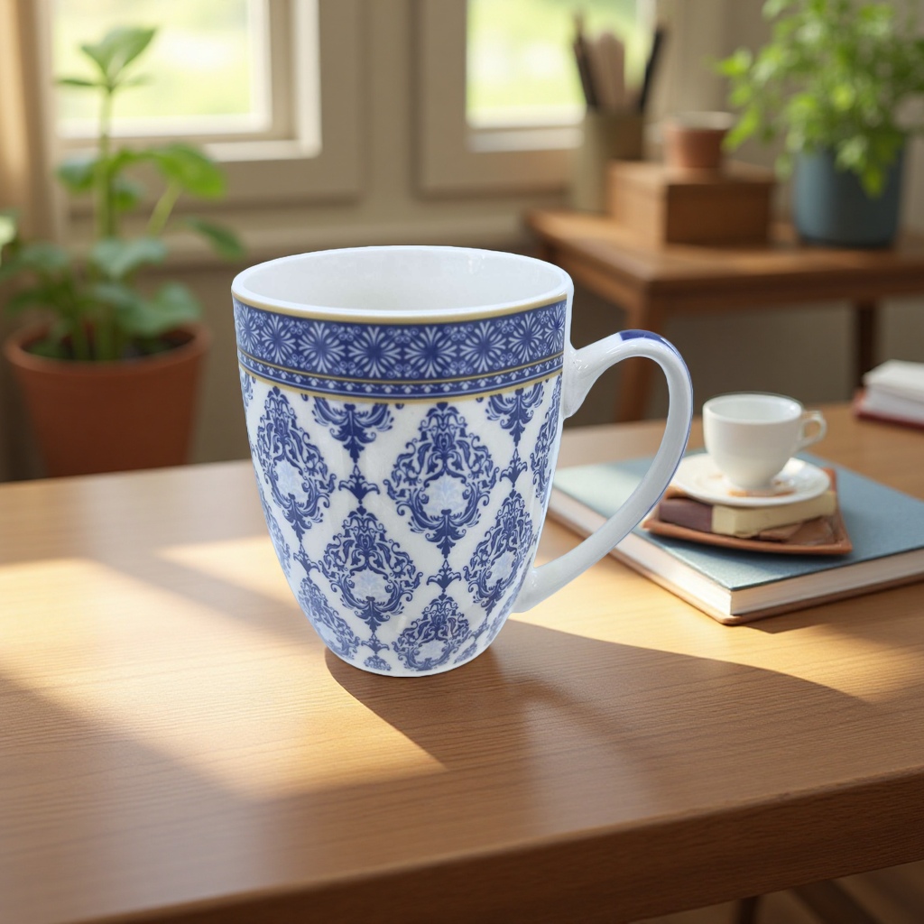 High borosilicate ceramic tea cup set, 180ml, shatterproof and heat-resistant details Picture
