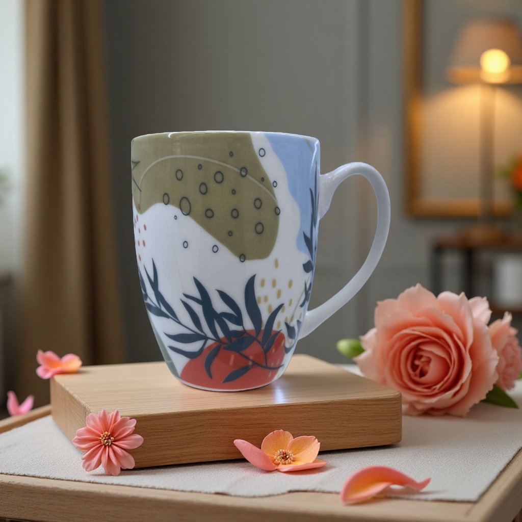 Ceramic high borosilicate cup set, ceramic tea cup and water cup 180ml, 104041126 details Picture