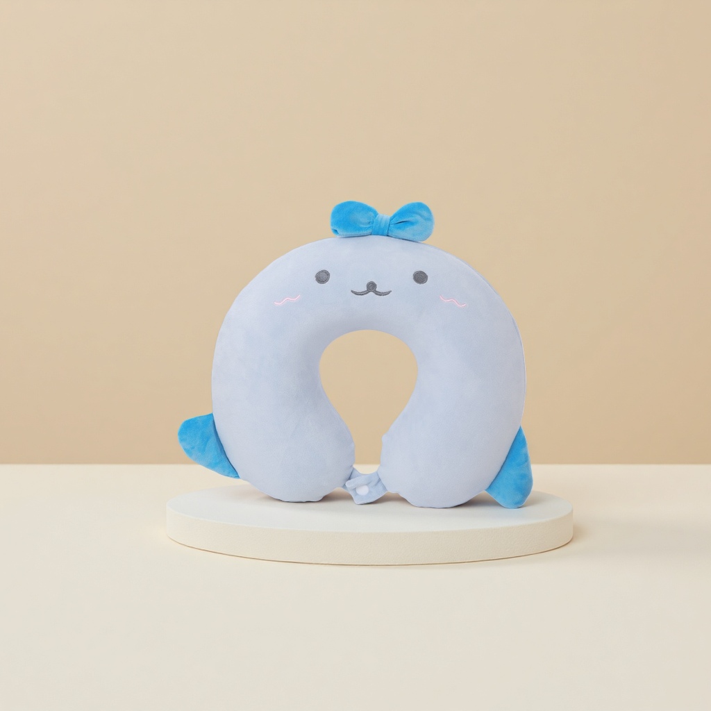 The neck-protecting pillow, made of memory foam, is breathable and comfortable, providing support for sleep and a great aid to sleep details Picture