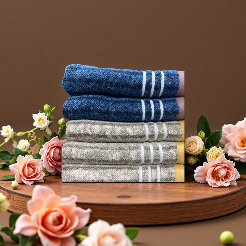Pure cotton thickened towel, soft and absorbent, large-sized household bath towel for daily use details Picture