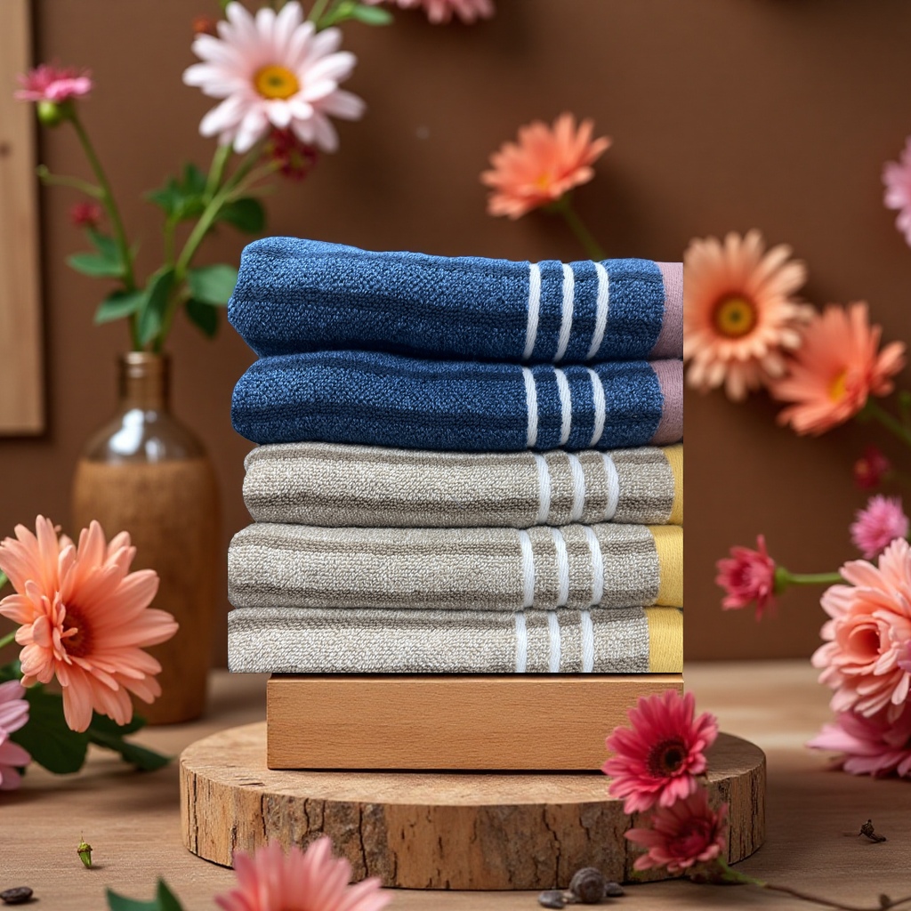 Pure cotton thickened towel, soft and absorbent, large-sized household bath towel for daily use Specification image