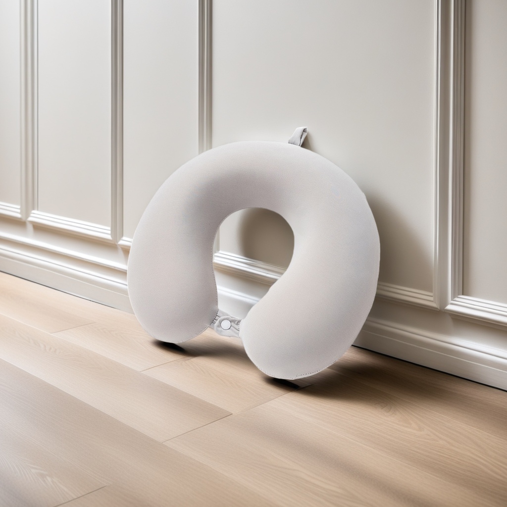 U-shaped latex memory foam neck support pillow, comfortable and breathable, 25cm widened version for office and home use Specification image