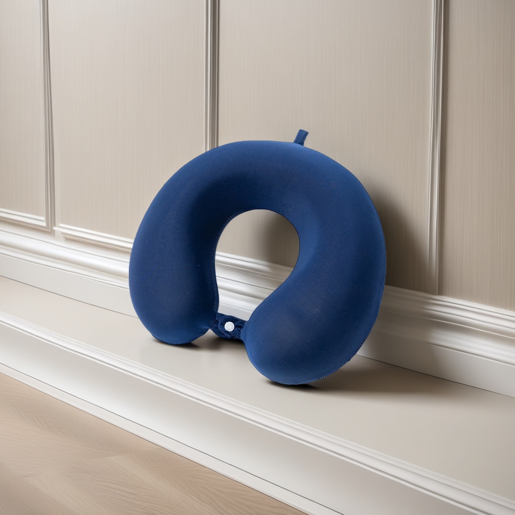 U-shaped latex memory foam neck support pillow, comfortable and breathable, 25cm widened version for office and home use Application Scenario