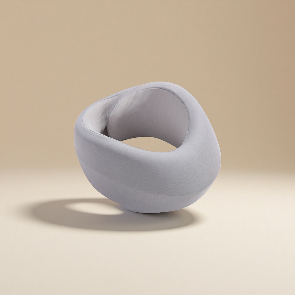 The latex memory foam neck pillow is breathable, comfortable and portable for long periods of sitting, working or traveling