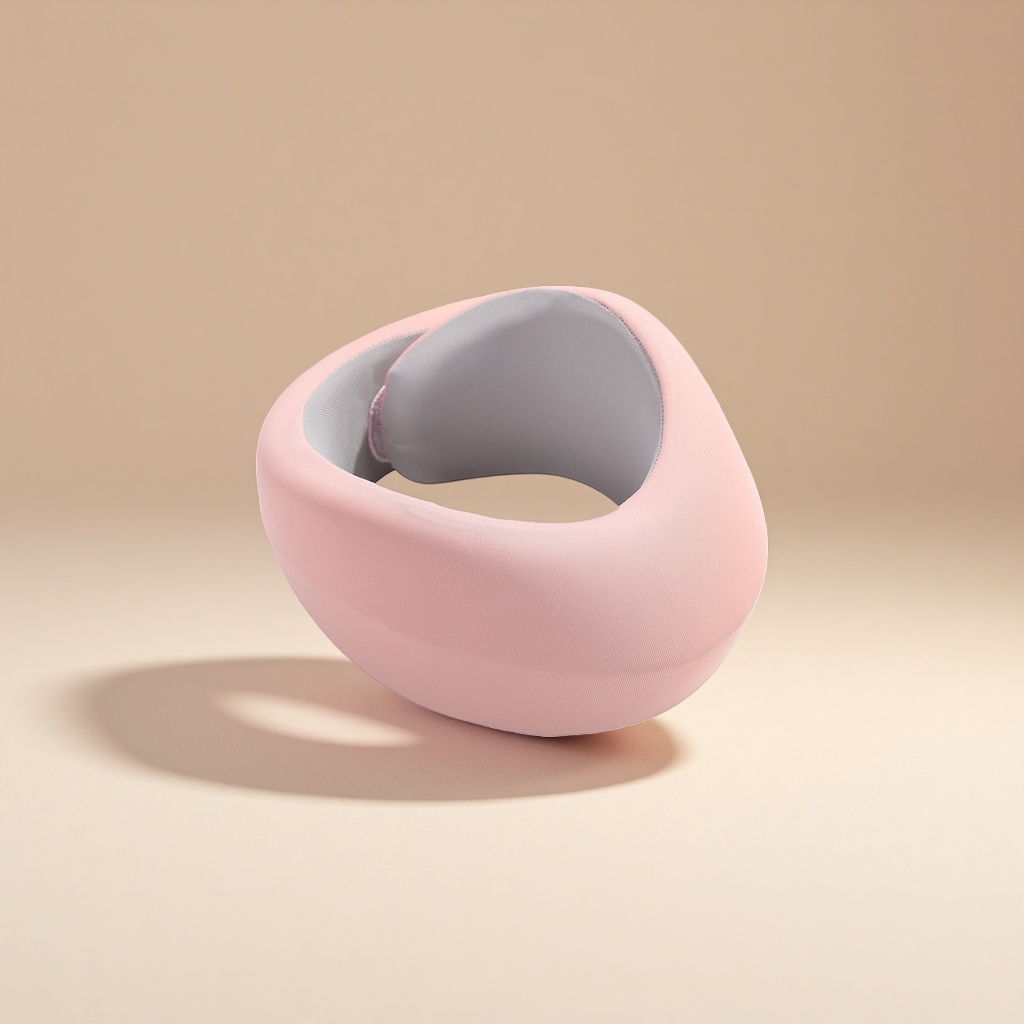 The latex memory foam neck pillow is breathable, comfortable and portable for long periods of sitting, working or traveling Specification image