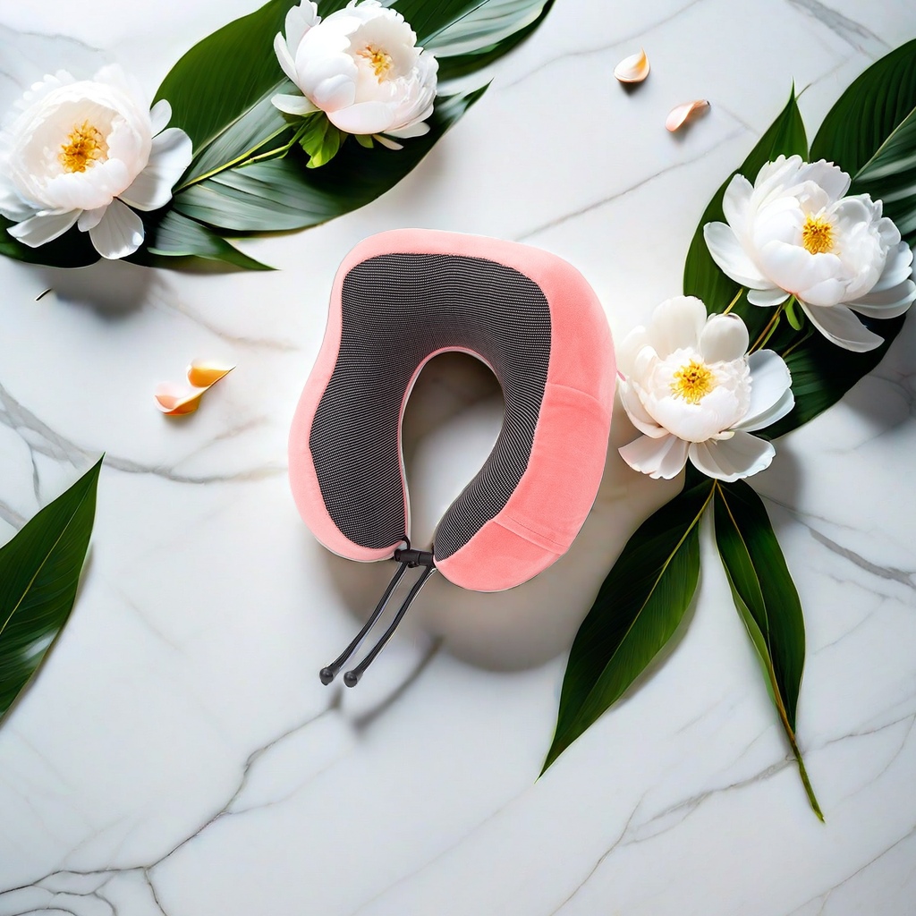 Portable travel pillow, neck-protecting, comfortable and breathable sleep pad, portable folding pillow