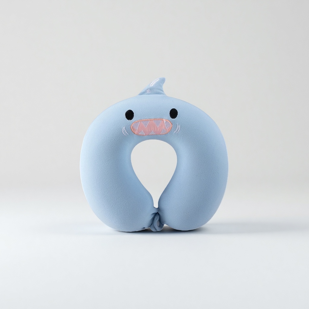 U-shaped latex memory foam neck pillow is comfortable and breathable, suitable for office and car use details Picture