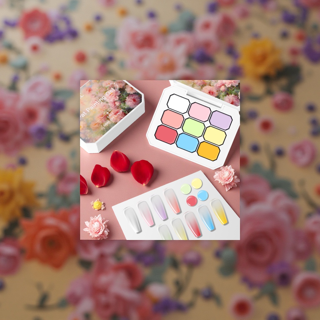 Nail sticker Crystal sequin decorative nail polish glue nail tool set 142500381 Application Scenario