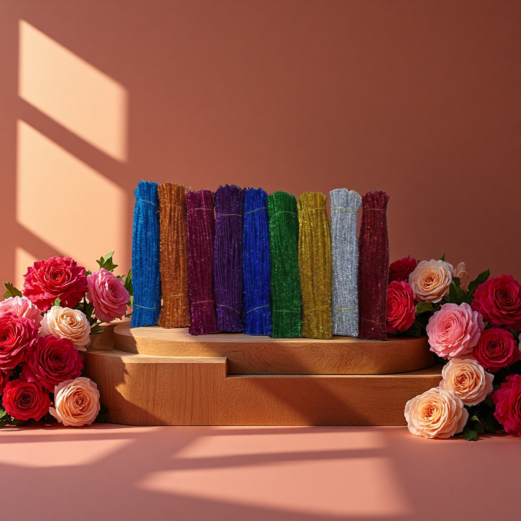Creative home decoration items with hand-woven golden onion strips Application Scenario