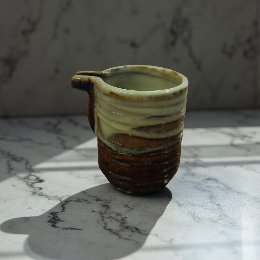 陶瓷玻璃花瓶简约复古陶瓷花瓶家用装饰摆件