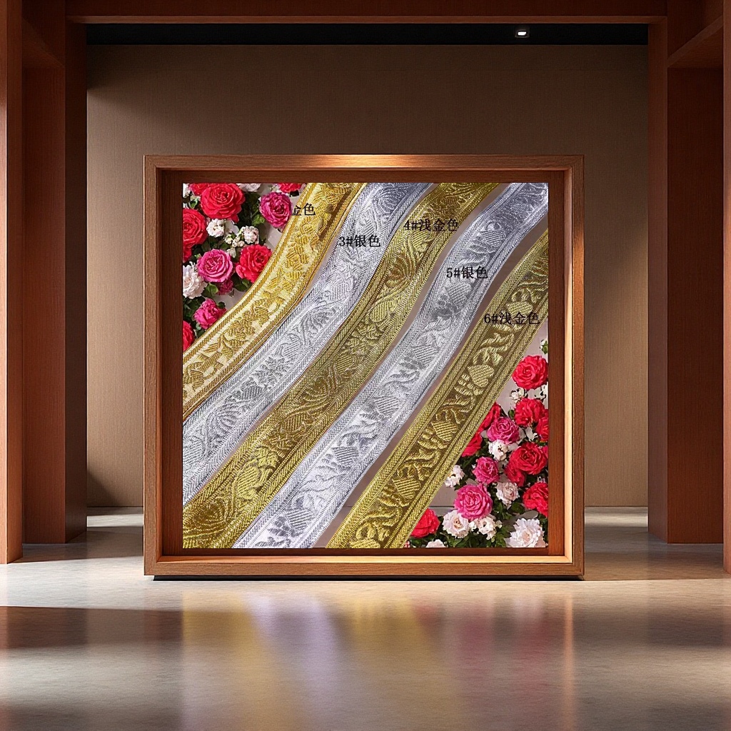 提花织带细节图