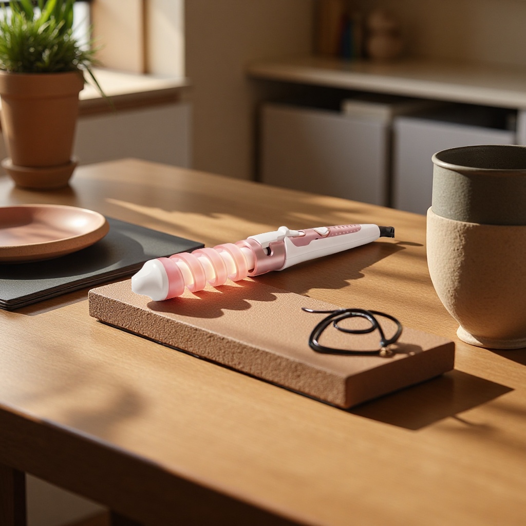 便携卷发棒 造型神器 美丽随行 快速定型 时尚美发工具产品图