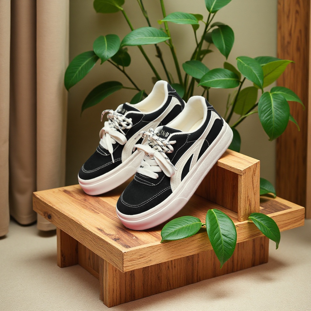 Renben Casual Classic Canvas Shoes, niche fashion trend canvas shoes, shoe Flower 2026 new style canvas shoes details Picture