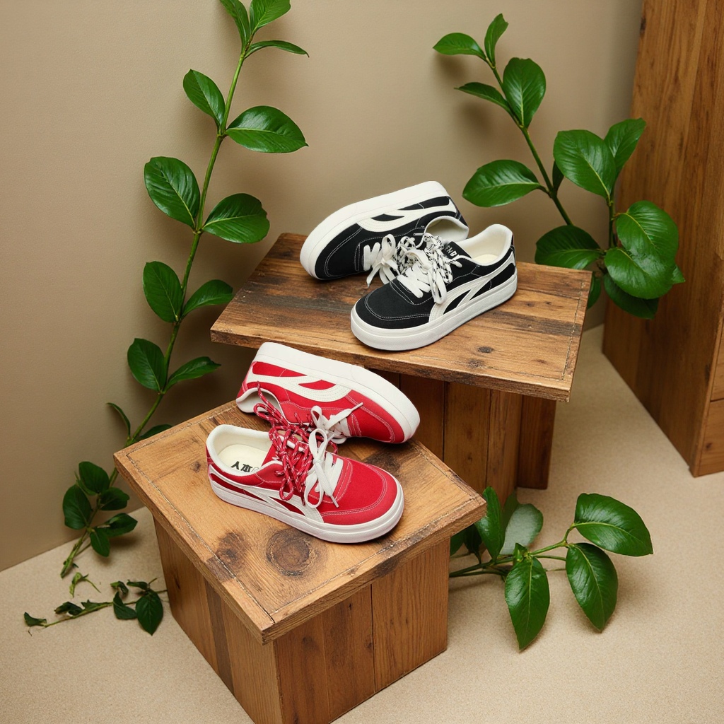 Renben Casual Classic Canvas Shoes, niche fashion trend canvas shoes, shoe Flower 2026 new style canvas shoes Specification image