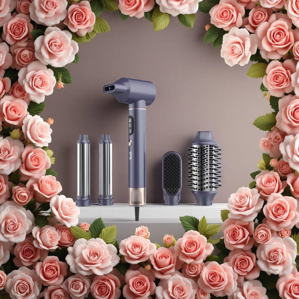 Hair dryer set, multi-functional hair care and styling set, home portable travel outfit