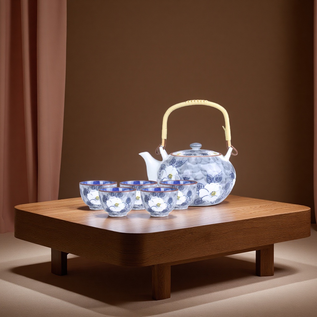 山茶花茶壶日本一珍