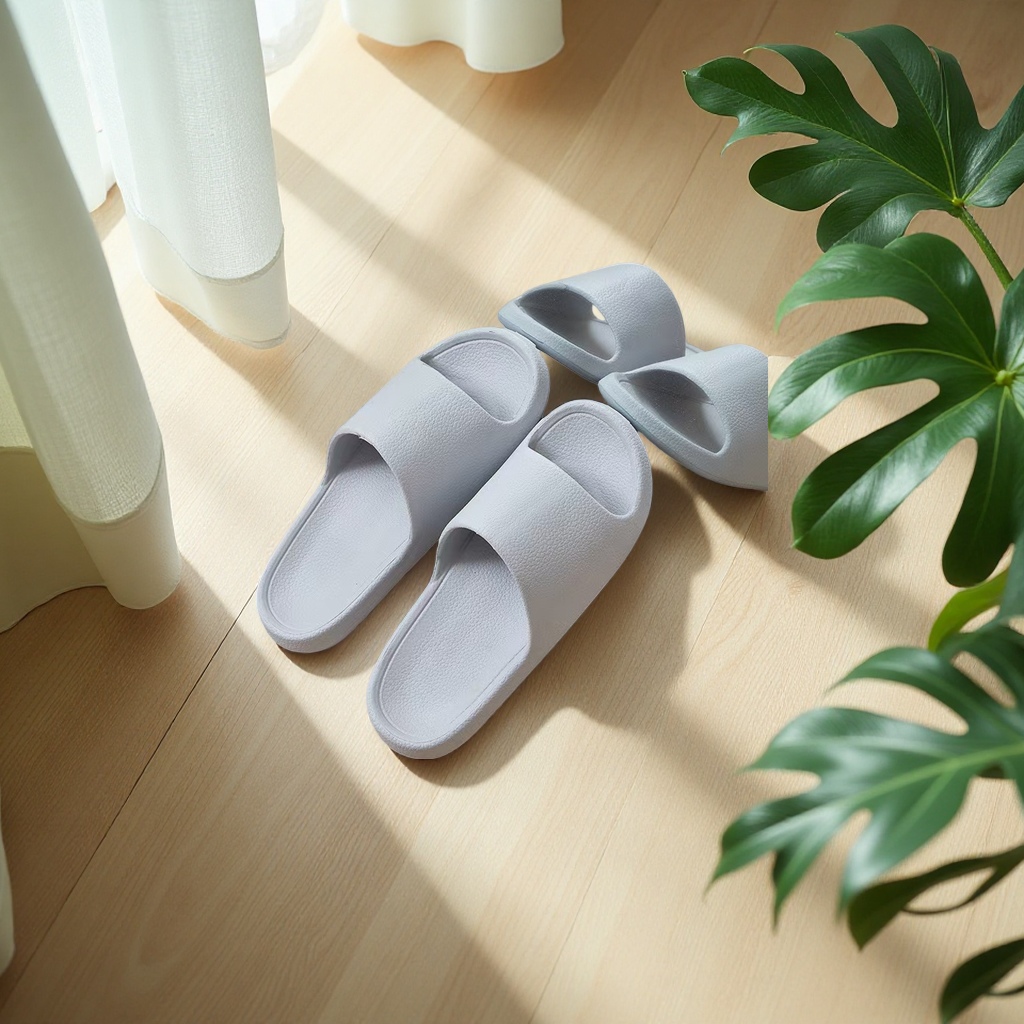 Tuozhijia Chenier Lazy Floor mopping Slippers hugo shoe Polish, anti-slip, wear-resistant, soft and comfortable Specification image