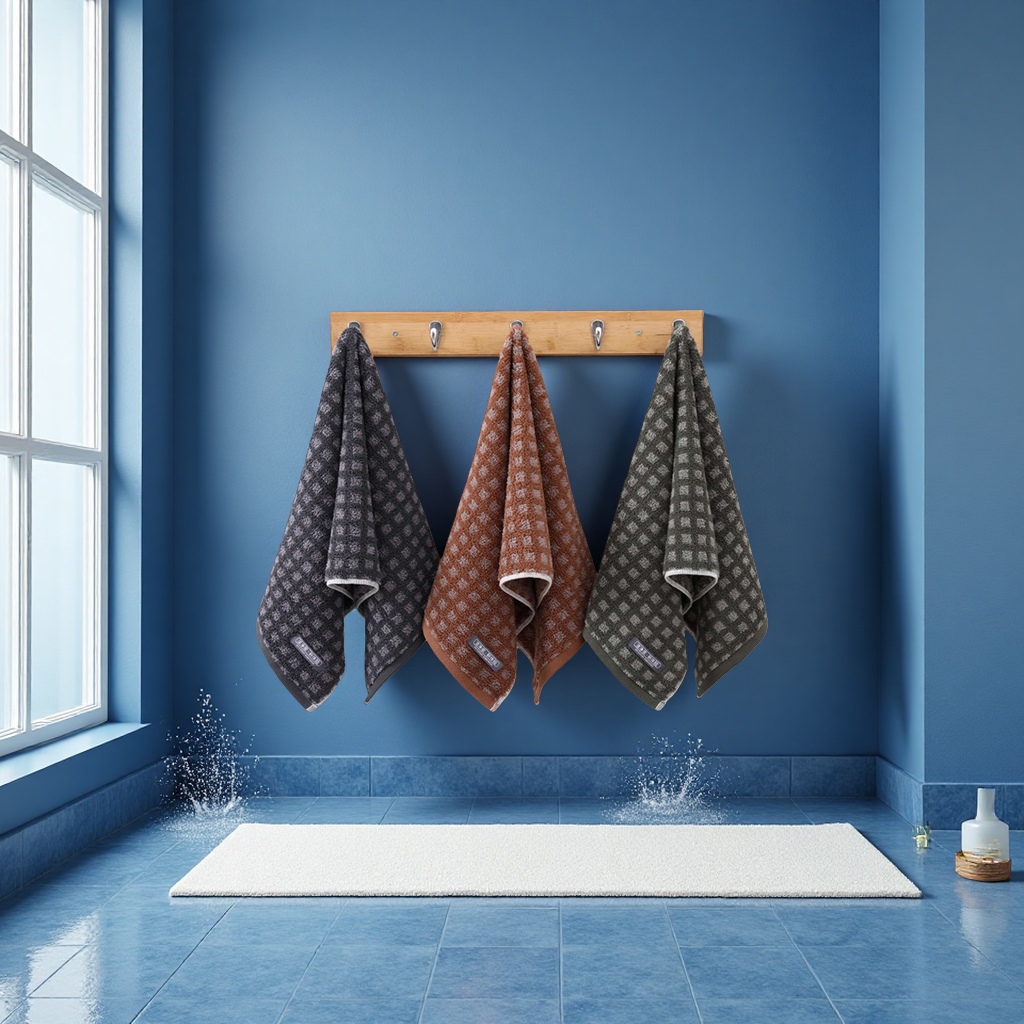 Pure cotton towel details Picture