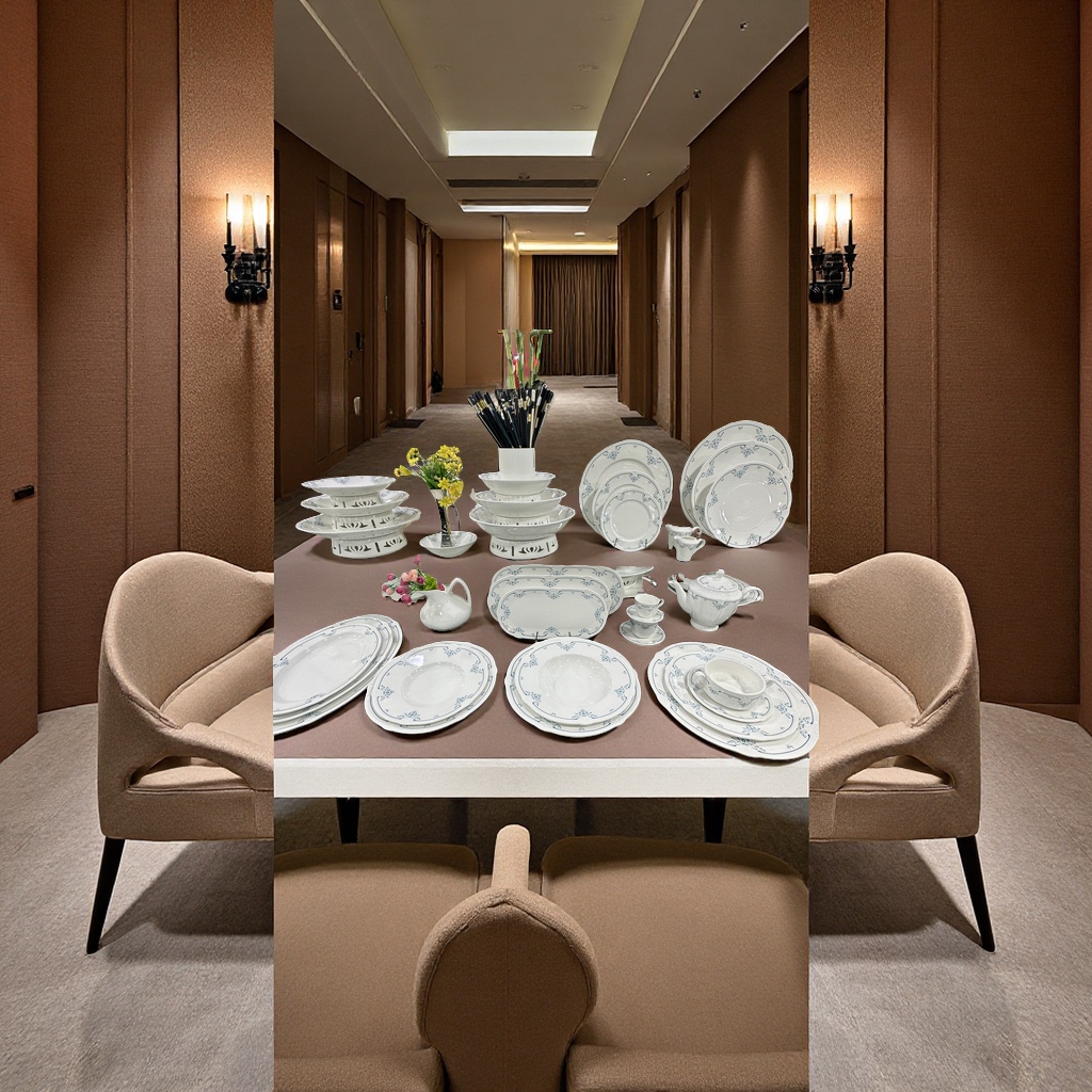 Lanou Paradigm Series 2026 New Chinese and Western restaurant plates and hotel tableware Item Picture