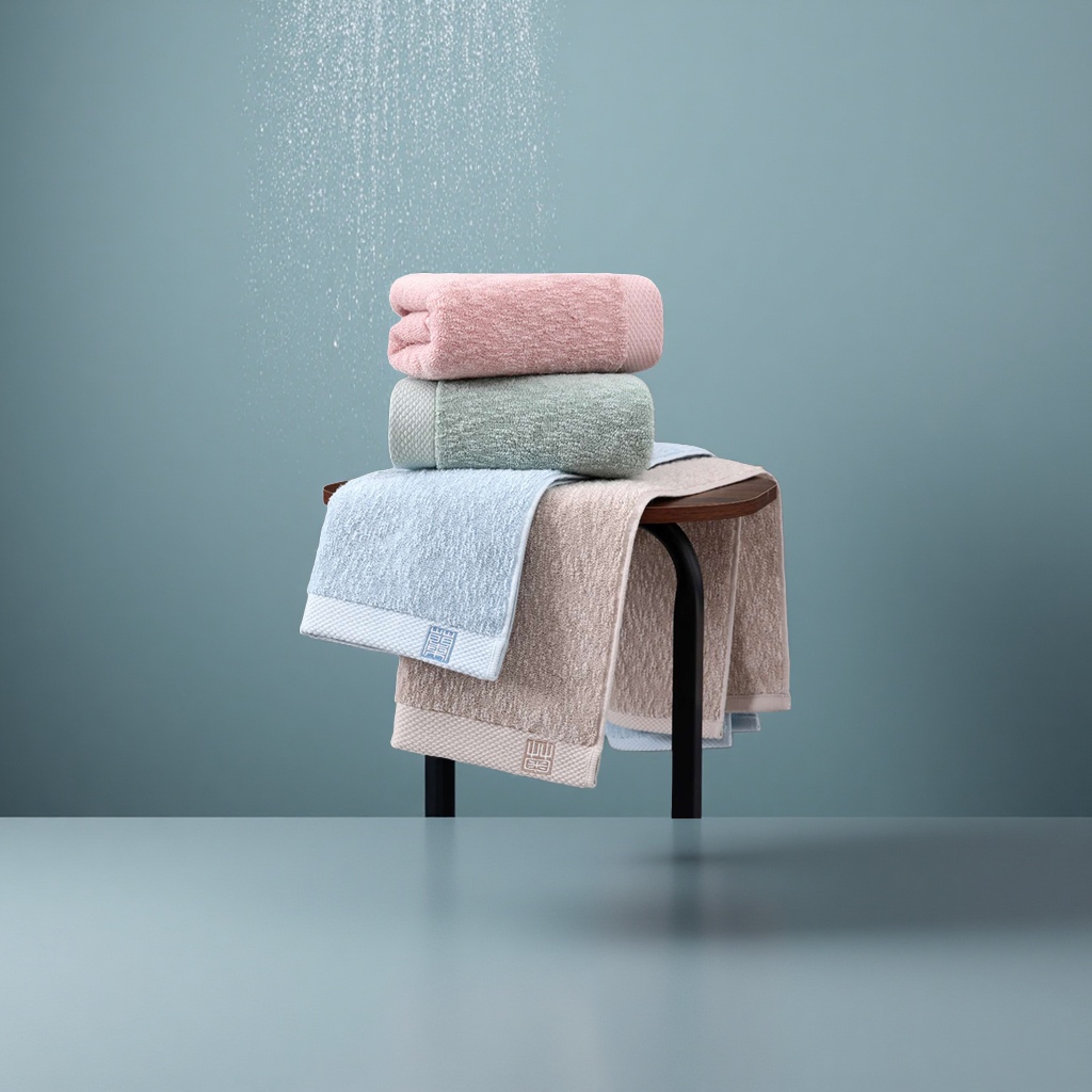 Pure cotton towels are of high quality, soft and have strong water absorption Application Scenario