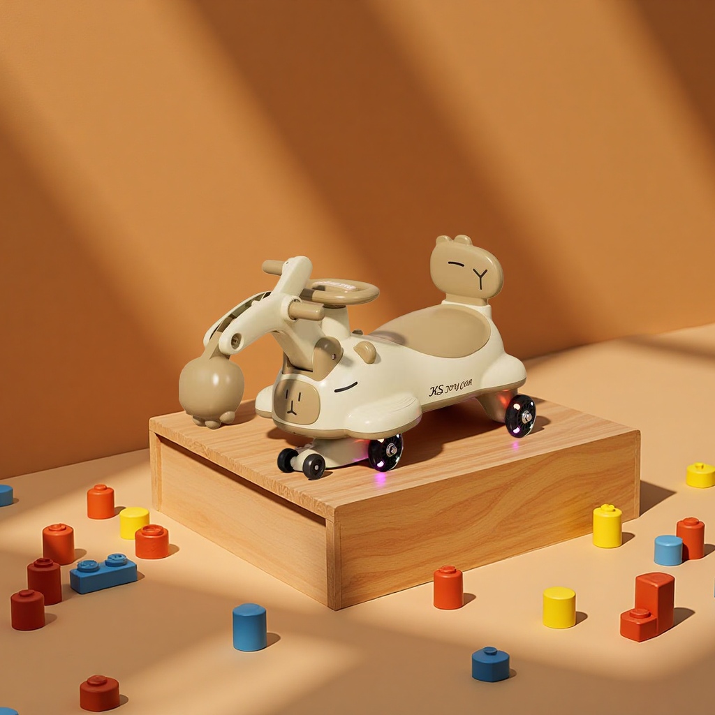 儿童扭扭车细节图