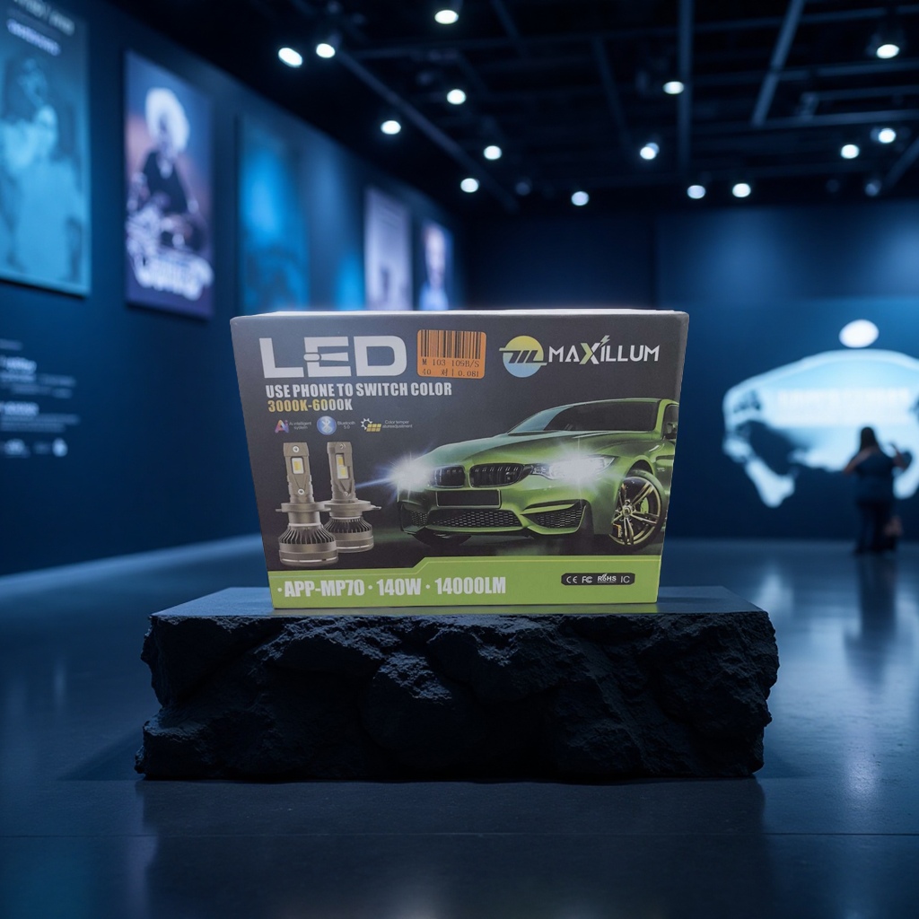 汽车大灯LED升级版高亮照明远光灯泡耐用