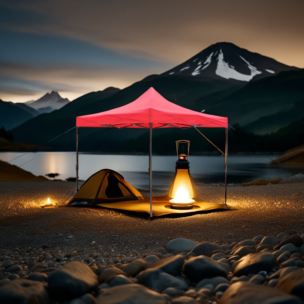 四脚帐篷户外露营防风保暖加厚款遮雨棚遮雨棚