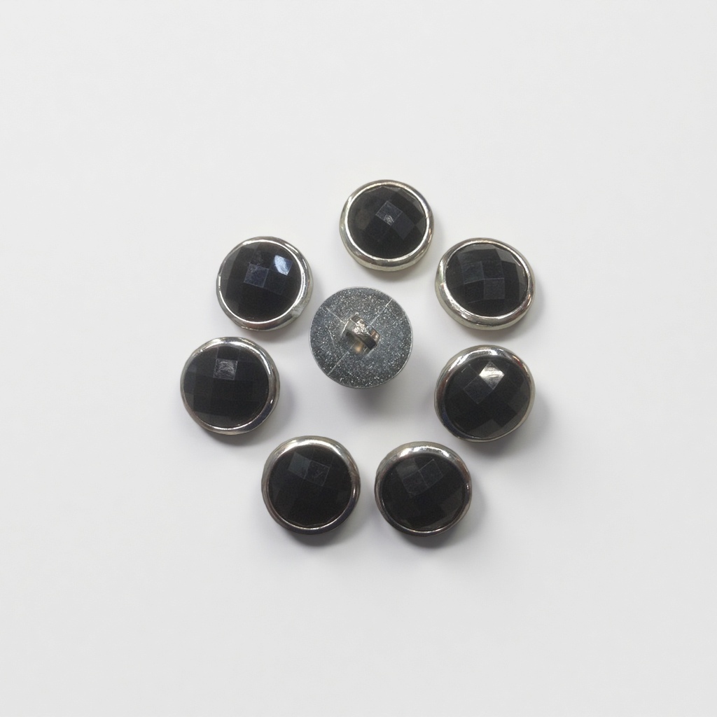 纽扣女式金属圆形时尚装饰服装配件20颗装