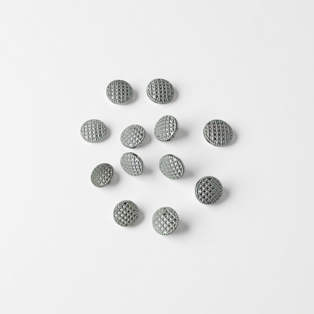 电镀纽扣金属按钮服装辅料10mm