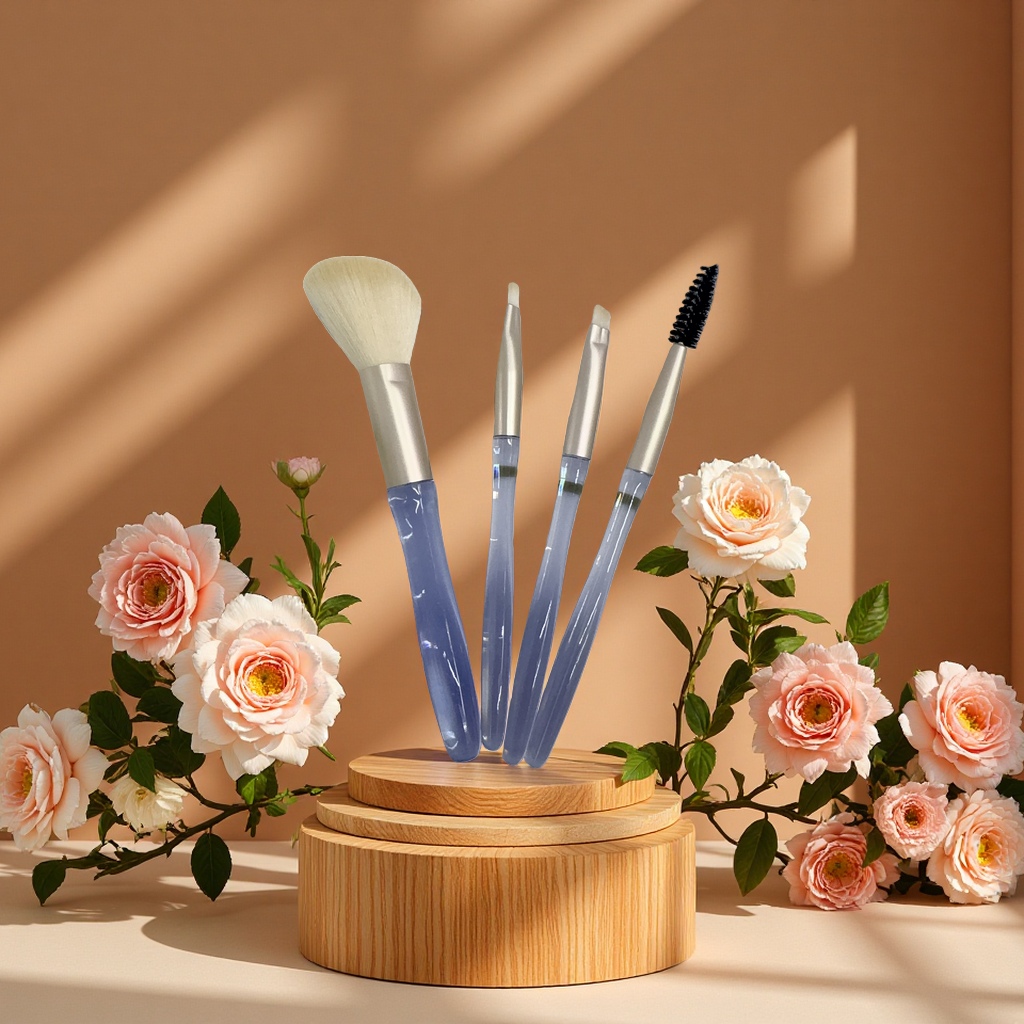 四件套化妆刷专业套装粉扑美妆工具组合