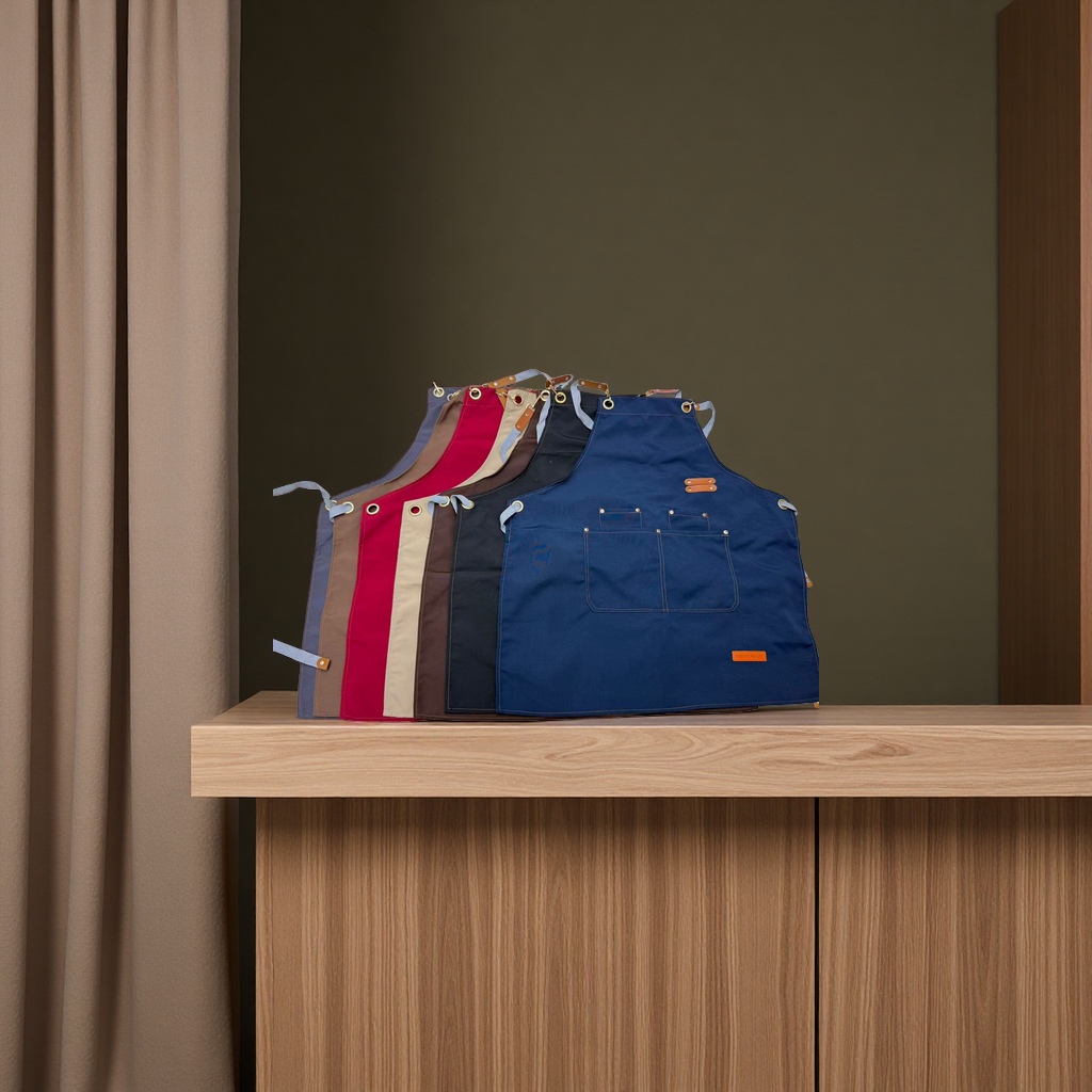 日式儿童围裙可爱卡通防泼水围裙大码