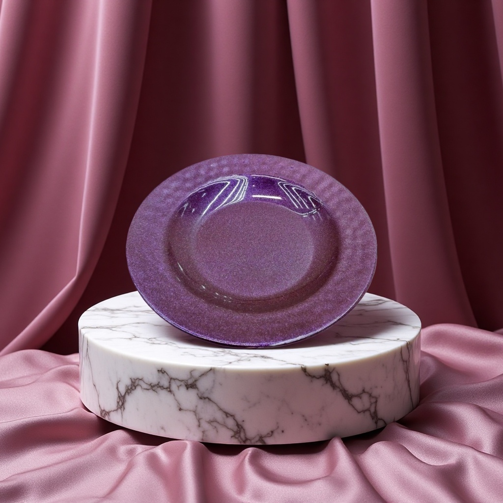 渐变闪粉密胺餐具套装加厚耐摔仿瓷餐盘酒店商用果盘批发