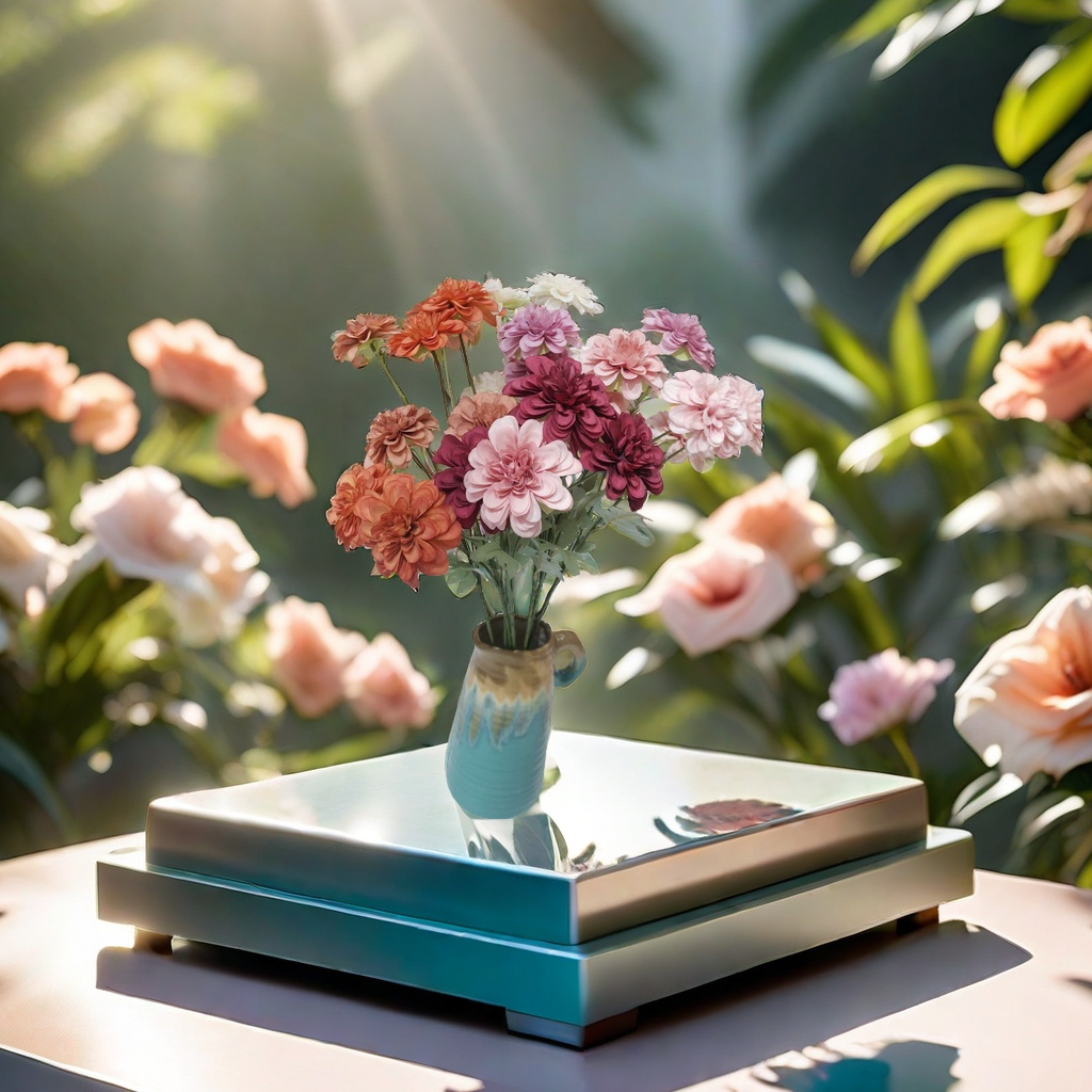 仿真欧式4头小丽菊  家居酒店装饰工程花