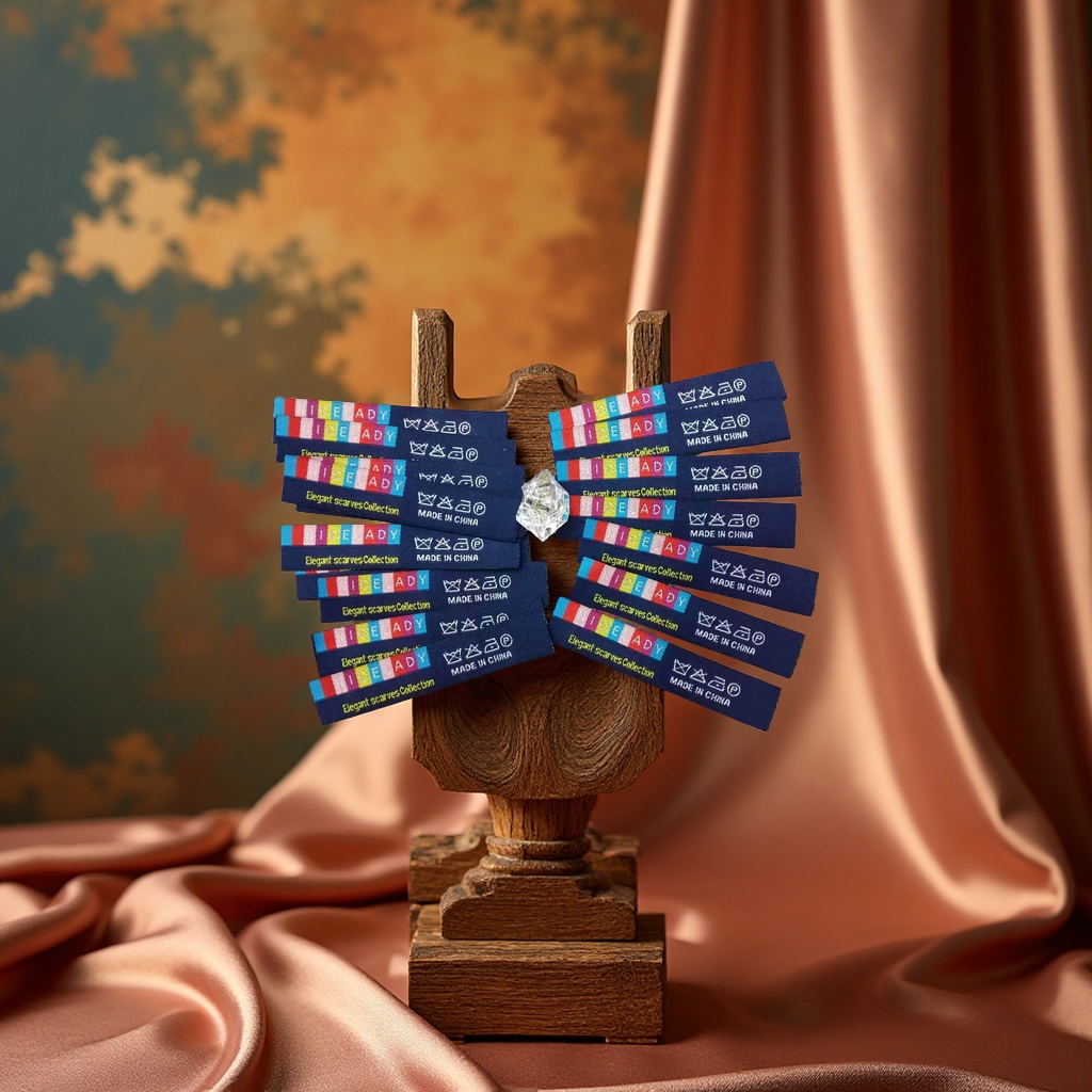 Colorful woven label personalized label Application Scenario