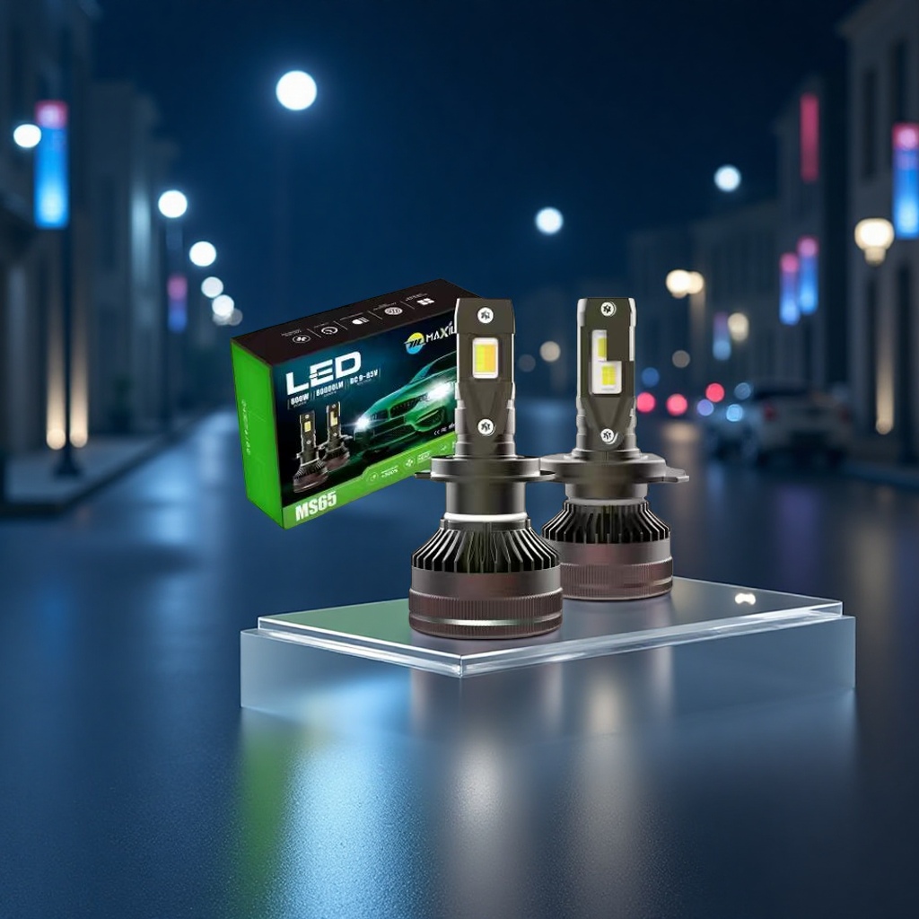 The upgraded LED high-brightness high beam bulb for car headlights is suitable for various vehicle models Application Scenario
