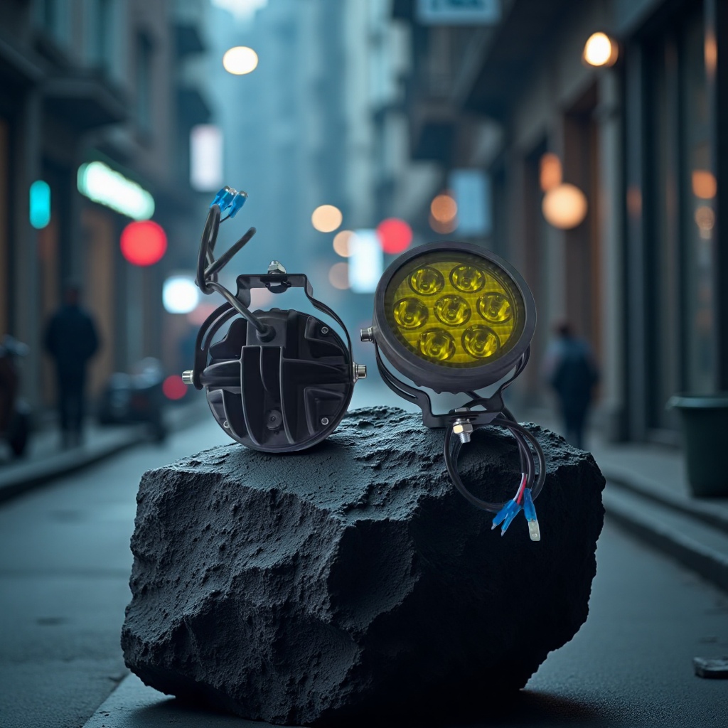 Motorcycle and electric bike spotlights, motorcycle accessories, multi-functional lighting fixtures Specification image