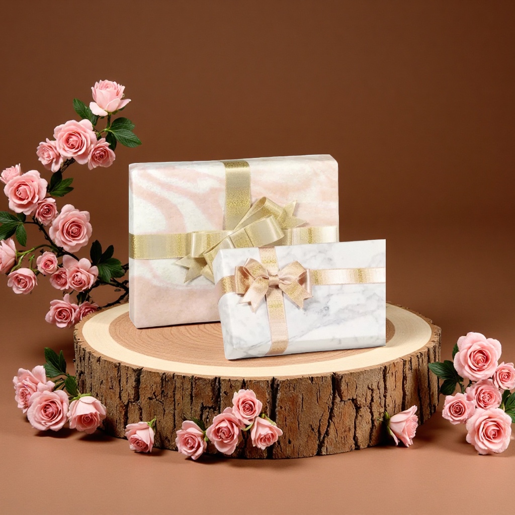 The silver and gold Wei strap is a 2.5 cm packaging decorative strap, an elegant, beautiful and practical packaging material Application Scenario