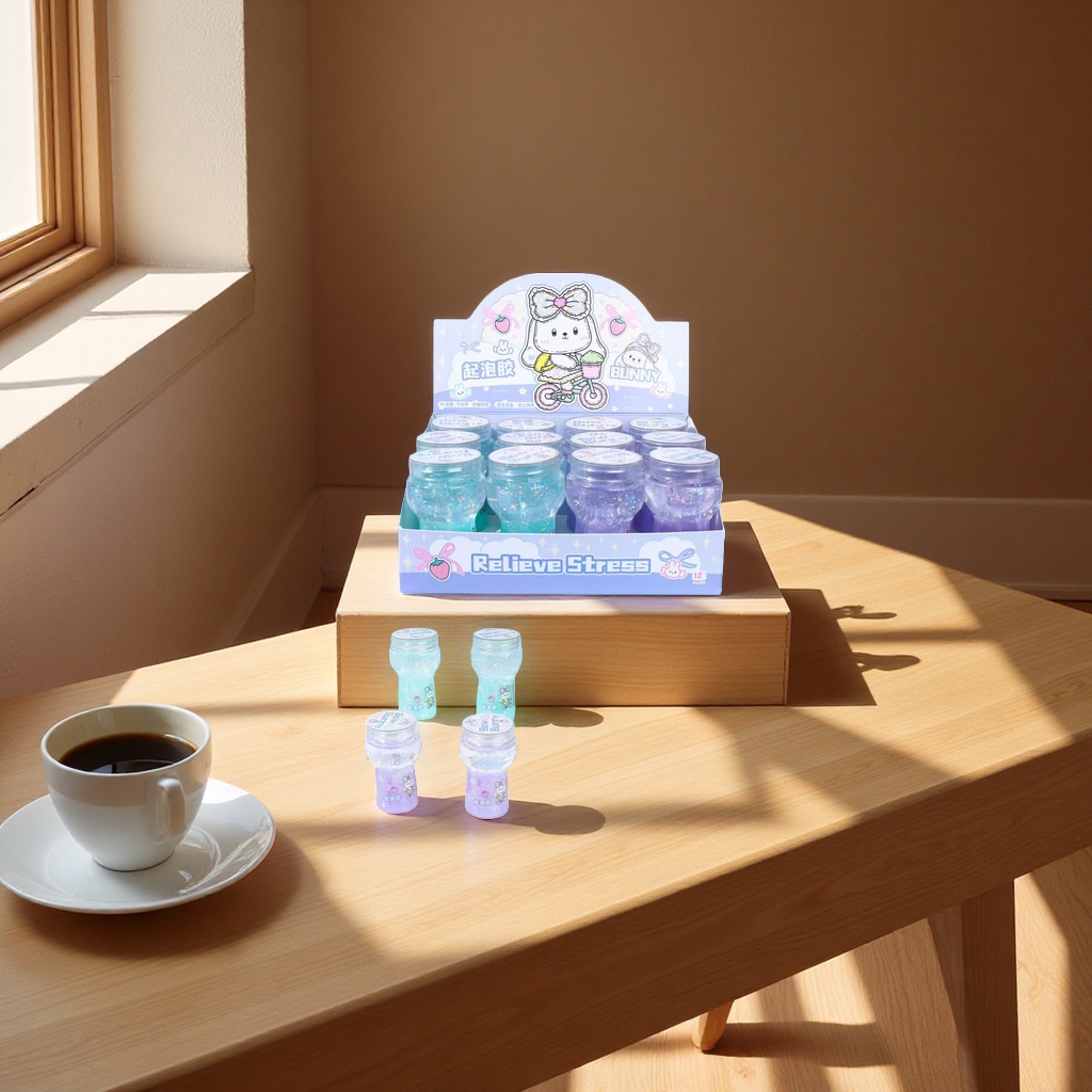 现货批发甜品系列水晶泥史莱姆高颜值儿童DIY益智玩具套装起泡胶113103064