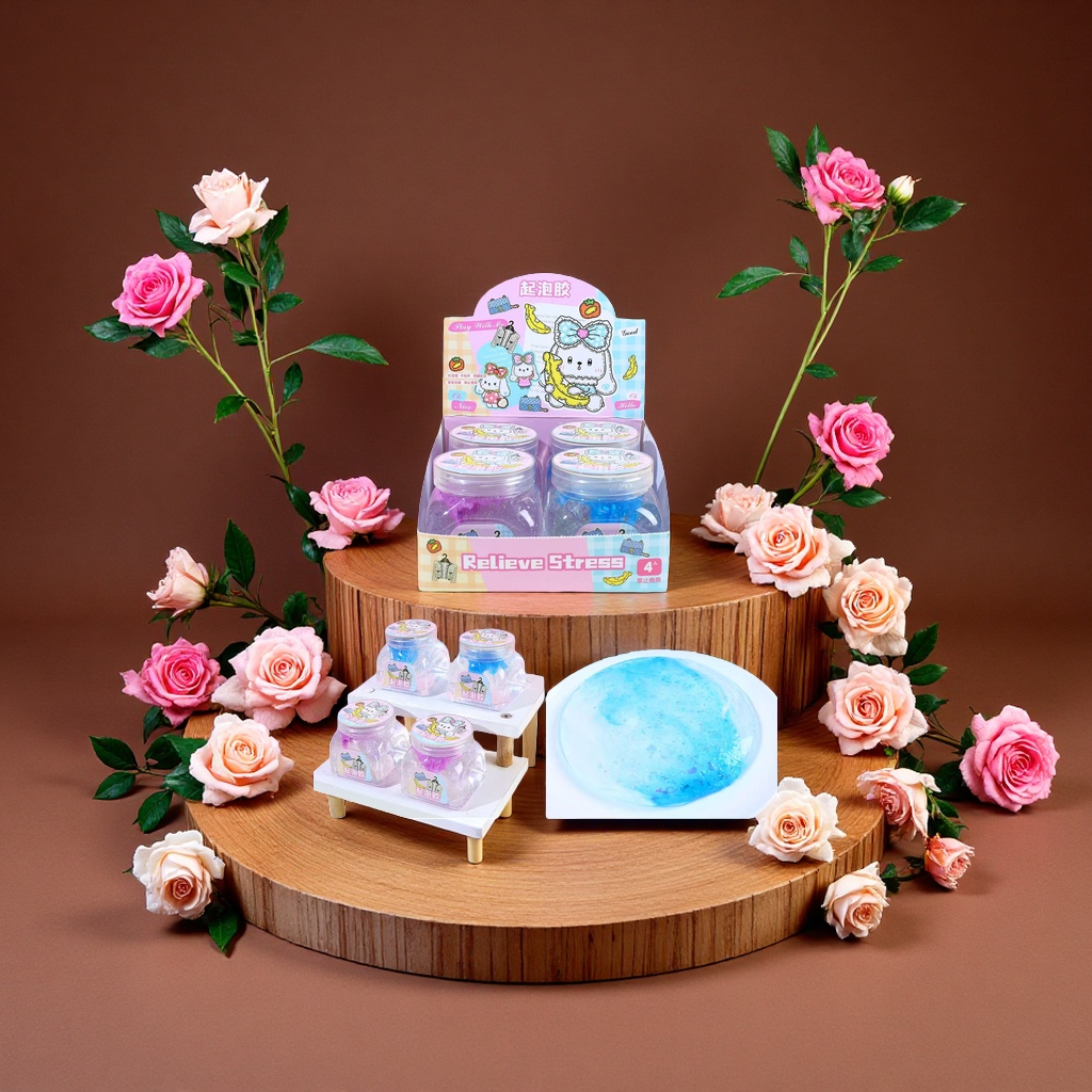 现货批发甜品系列水晶泥史莱姆高颜值儿童DIY益智玩具套装起泡胶113404107