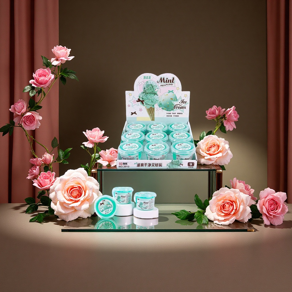 高颜值儿童玩具彩泥水晶泥起泡胶高透大瓶史莱姆云朵泥批发114122885