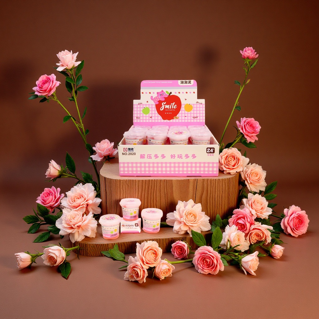 现货批发甜品系列水晶泥史莱姆高颜值儿童DIY益智玩具套装起泡胶120429900