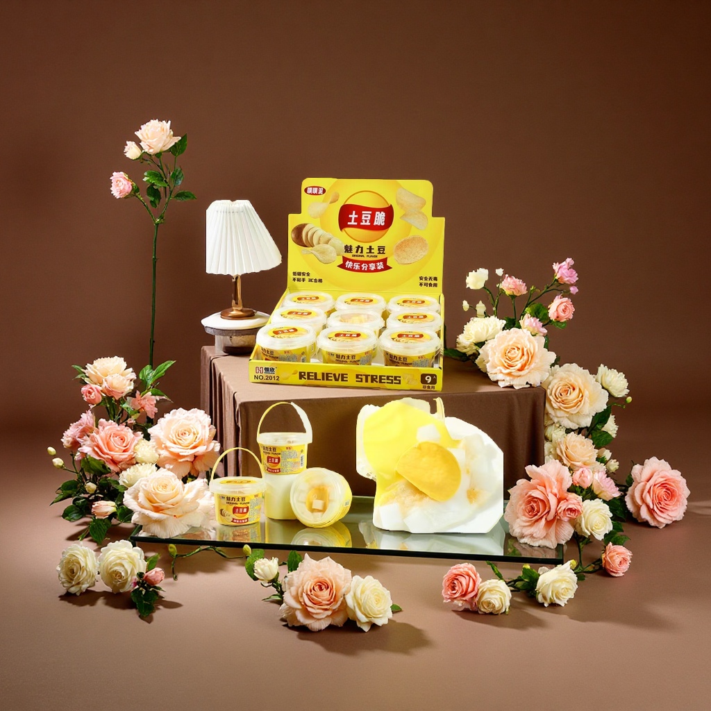 现货批发甜品系列水晶泥史莱姆高颜值儿童DIY益智玩具套装起泡胶120738840