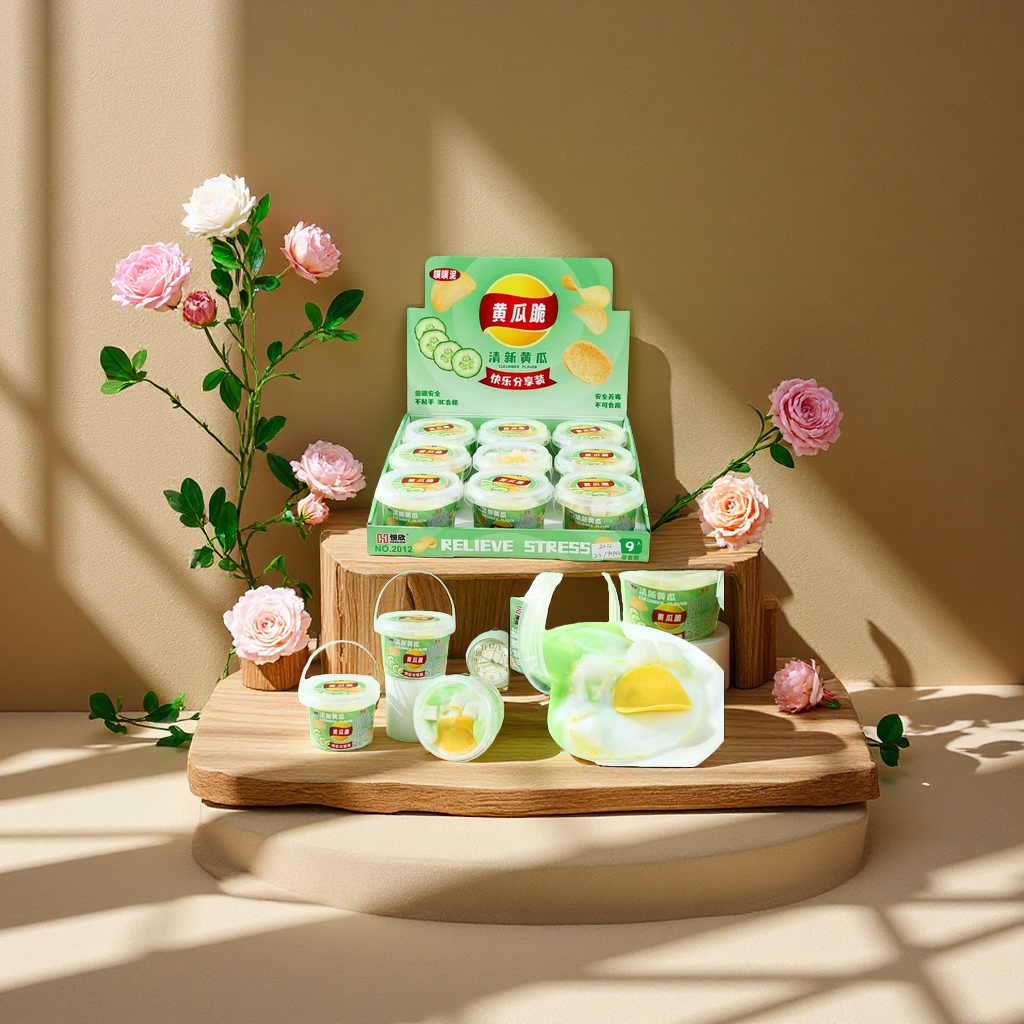 高颜值儿童diy益智玩具套装现货批发甜品系列水晶泥史莱姆起泡胶120800232