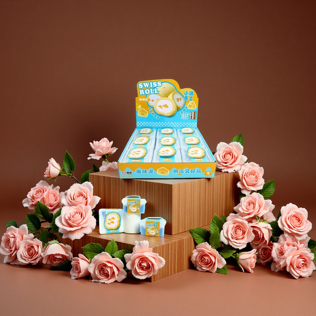 现货批发甜品系列水晶泥史莱姆高颜值儿童diy益智玩具套装起泡胶121219444