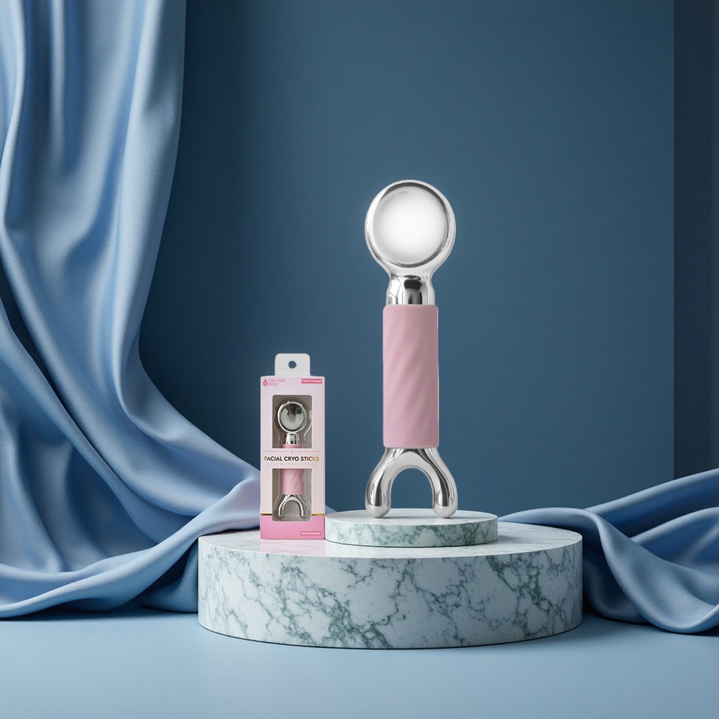 shanilak 跨境热卖鼻梁按摩器刮鼻器不锈钢冷敷面部经络按摩美容护肤彩妆美容棒