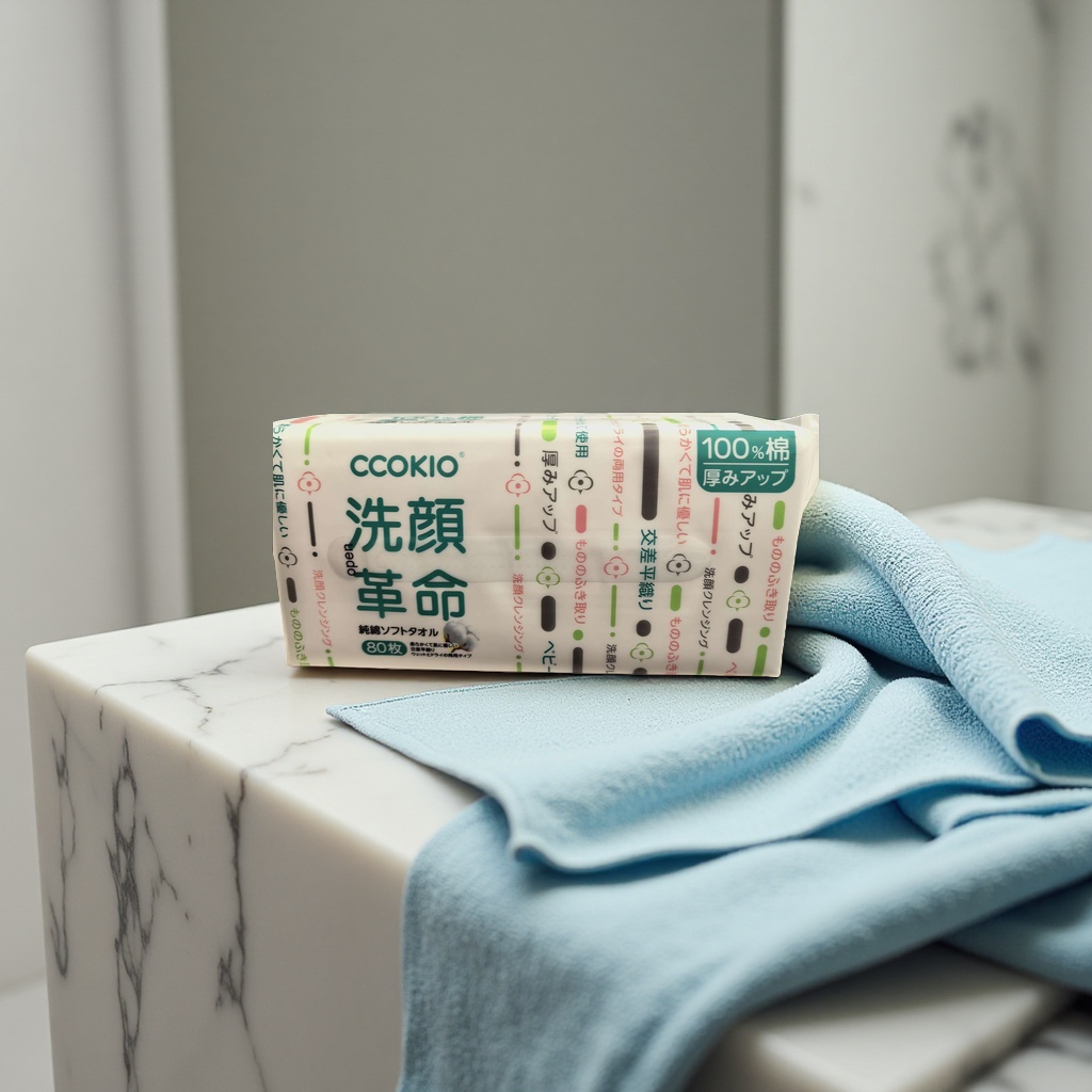 CCOKIO Cool Youke Pure Cotton Facial Cleanser Application Scenario