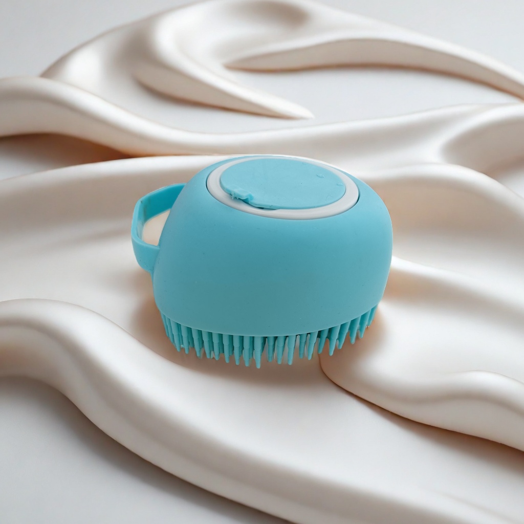 Soft bristle electric toothbrush for washing face, replaceable brush head, portable travel set