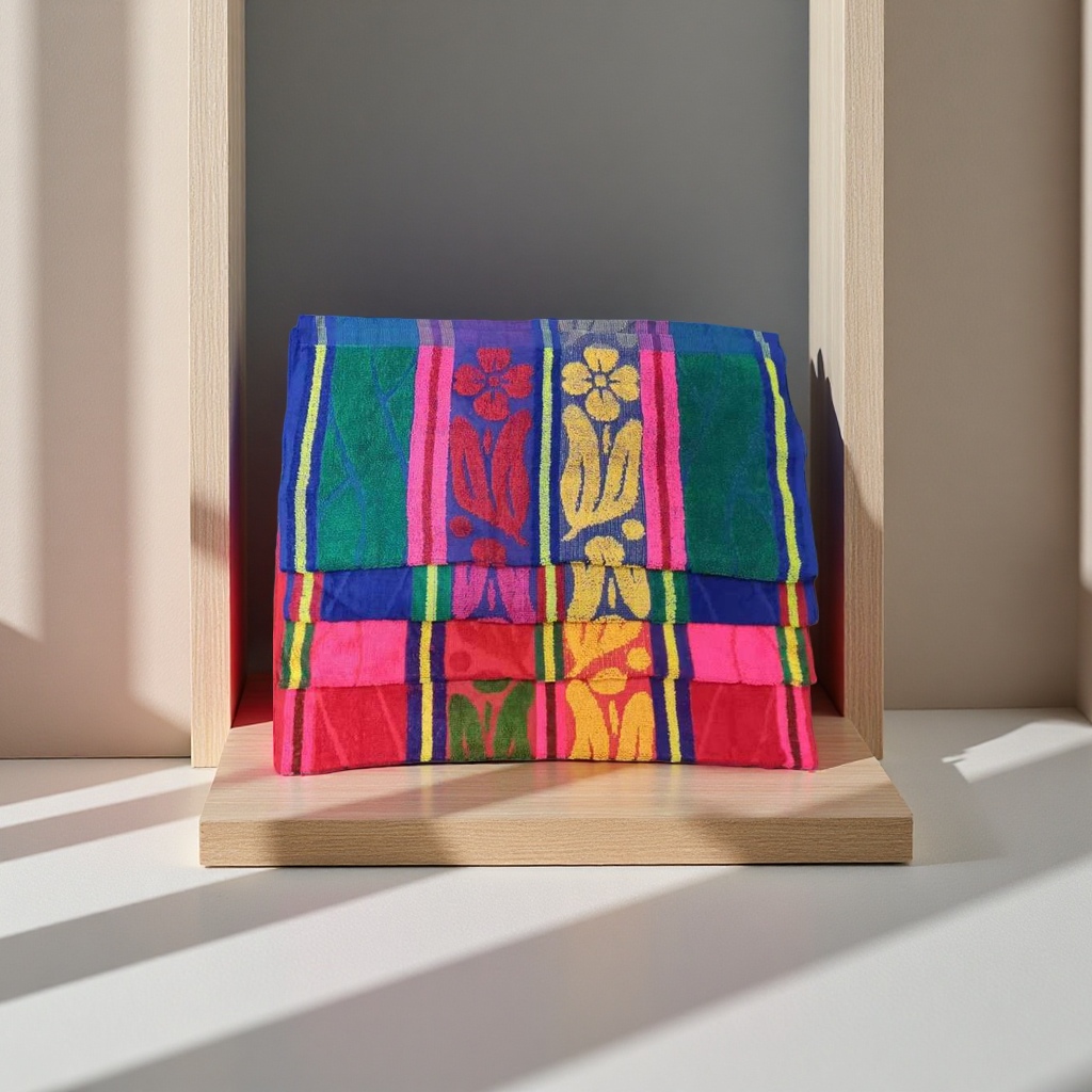 The towel gift box features high-quality, soft and highly absorbent towels as souvenirs